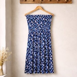 Studio 1940 18W/20W MIDI Print Polyester Spandex Skirt Retro Style